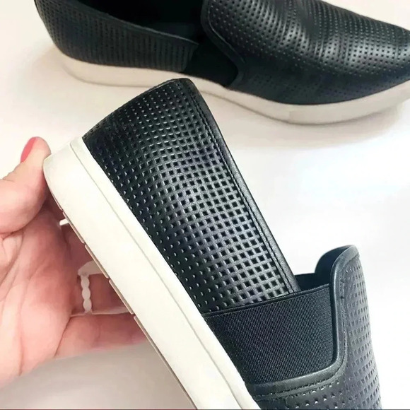 Vince Pierce Perforated Leather Sneakers - Picture 8 of 10